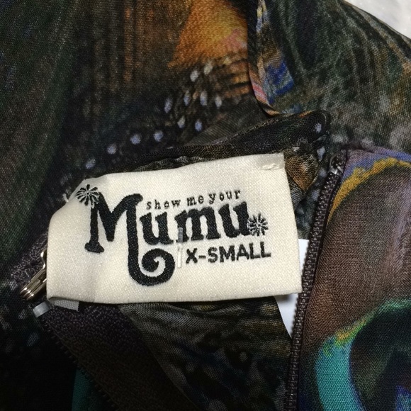 NWOT Show me your MuMu Sawyer Short Feather Fans XS - Picture 3 of 8